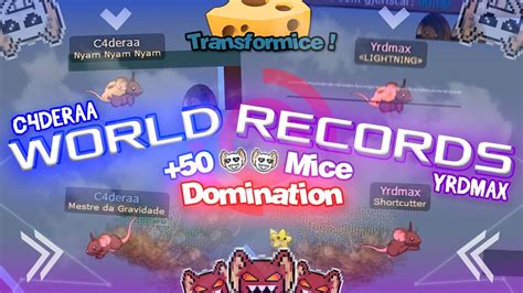 Transformice C Deraa Yrdmax World Records Mice Domination