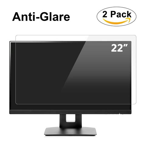 2 Pack 22 Inch Anti Glarematte Screen Protector For 22 Widescreen Desktop With 1610 Aspect