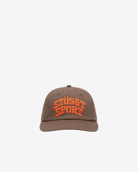 Stüssy: Men's Stüssy Sport Cap (Brown) | DSMNY E-SHOP