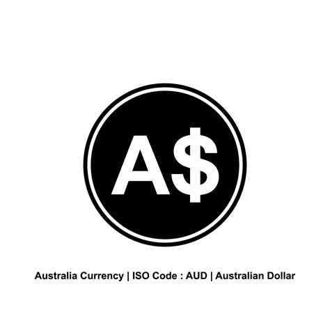 Australia Currency, AUD, Australian Dollar Icon symbol. Vector ...