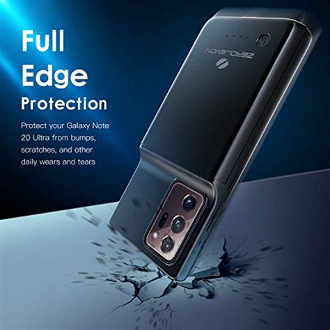 Zerolemon Galaxy Note 20 Ultra Battery Case 5000mah Fast Charging And Qi