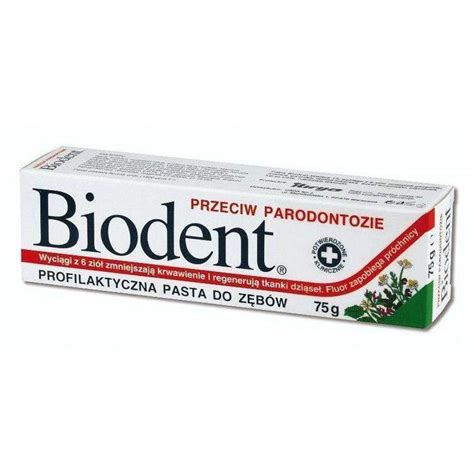 BIODENT, зубная паста против пародонтоза, 75г