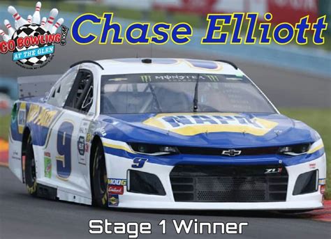 Watkins Glen 2019 Chase Elliott Wins Stage 1 Leading All Laps From