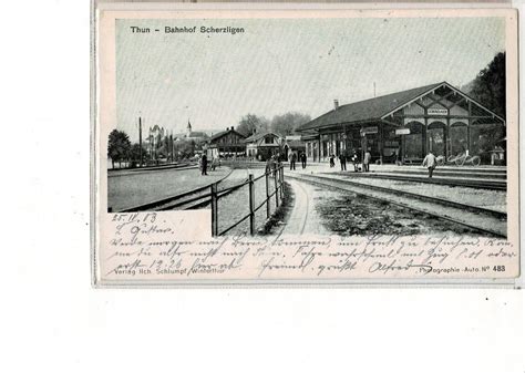 Thun Bahnhof Scherzlingen Be Gel Hch Schlumpf Kaufen Auf