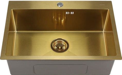 Мойка кухонная Melana D6545HG золото