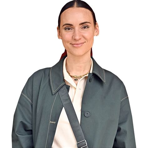 Nathalie Odzierejko Coat Buddy Torso Up Cutout Celebrity Cutouts