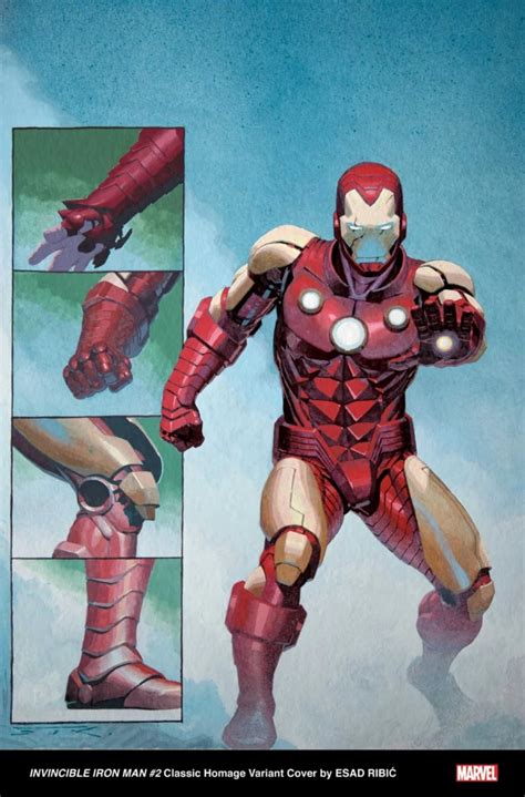 Invincible Iron Man Painted Art Cover Classic John Romita Jr