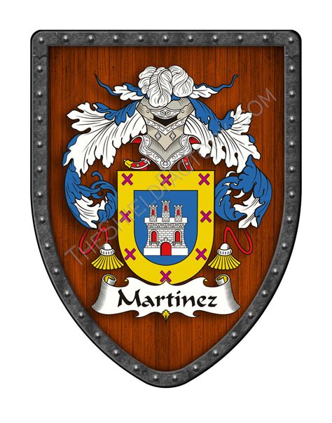 Martínez Coat of Arms Shield – My Family Coat Of Arms