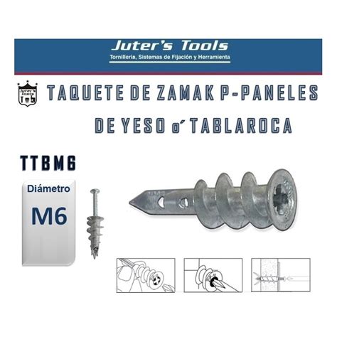 TAQUETE PARA TABLAROCA DE ZAMAC