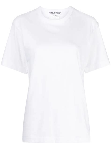Comme Des Garçons Comme Des Garçons Cotton T-Shirt | White | FARFETCH AO
