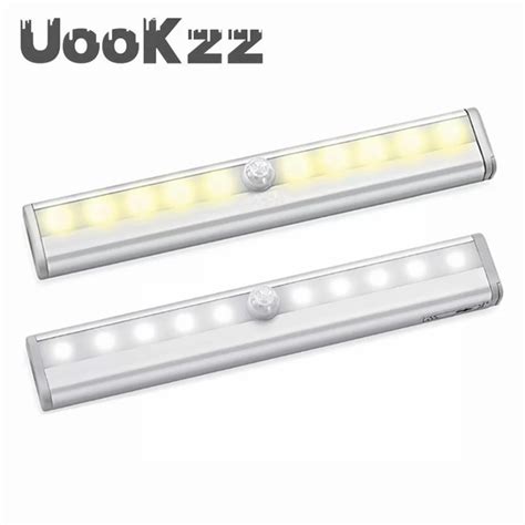 PIR Hareket Sens Rl LED Dolap 6 10 Leds Otomatik Sens R Dolap Dolap I