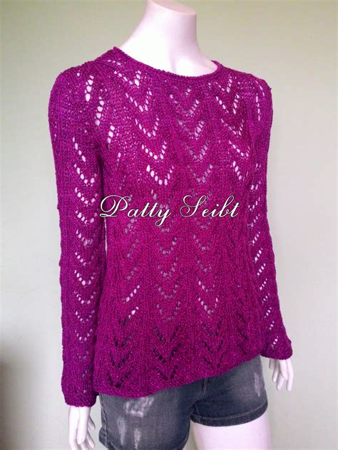 Agulhas Fashion Da Patty Blusa Precious Purpura