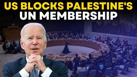 Un News Live Us Vetoes Unsc Resolution Of Palestine S Full Un Membership Times Now Live