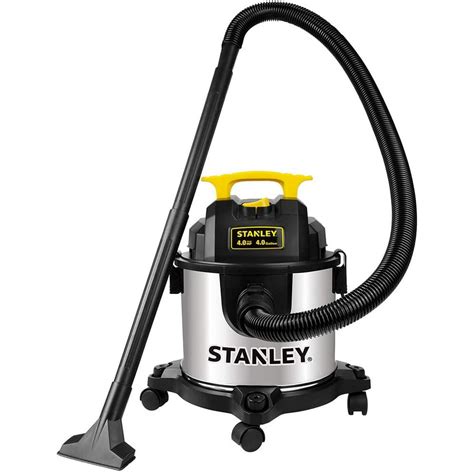 Stanley Sl18301 4b 4 Gal 4 0 Hp Stainless Steel Wet Dry Vacuum With Hose Accessories And Tool