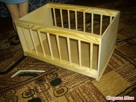 Кроватка для куклы - Игрушки своими руками - Страна Мам