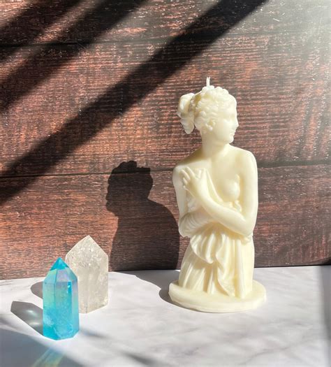Large Inch Goddess Candle Naked Female Body Candle Woman Statue Candle Aphrodite Aesthetic