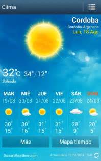 Estado Actual Y Pronóstico Del Tiempo Desde El Lunes 1808 Al Domingo 2408 Para La Ciudad De Có