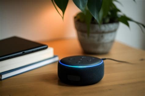 Premium Photo Echo From Amazon Alexa On The Table Alexa Is A Virtual