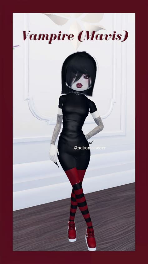 ׂ ִ Vampire Mavis ⁀ ˳ ⊹⠀🌹 In 2024 Dress To Impress Vampire Dress