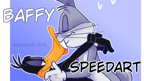 Baffy Fanart Speedpaint Bugs Bunny X Daffy Duck Youtube