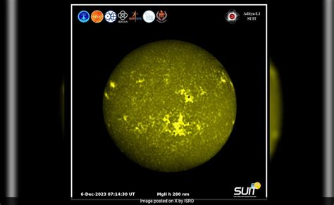 St Ever Full Disk Images Of Sun Captured By India S Aditya L Mission