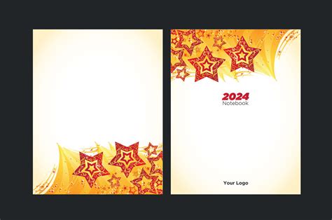 NoteBook cover page design. 35122182 Vector Art at Vecteezy