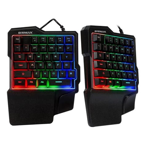 Teclado Semi Mecanico Gamer Single Hand Uma Mão Pc Celular BeeCost