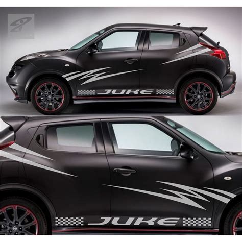 Jual Stiker Sticker Cutting Mobil Juke Striping Body Mobil Juke Stiker