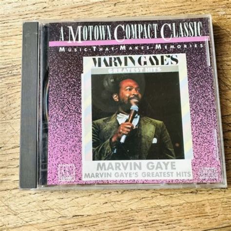 Marvin Gaye Greatest Hits Cd Motown Compact Classic Motown Records 1991