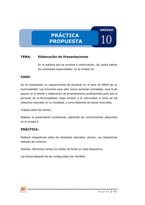 Actividad De Aprendizaje Unidad Pdf