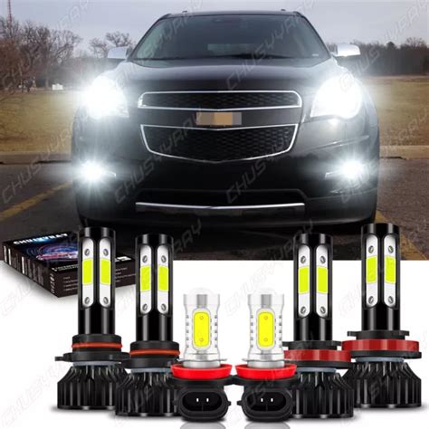 PARA FOR CHEVROLET Equinox 2010 2017 Faro LED Hi Lo Beam Kit De Luz