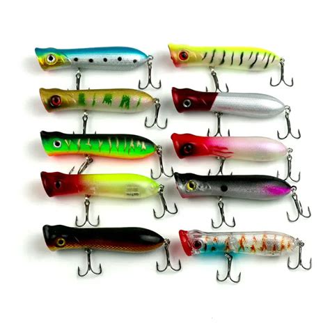 New Cheap Pcs Lot Floating Popper Lure Tackle Fishing Tool Saltwater