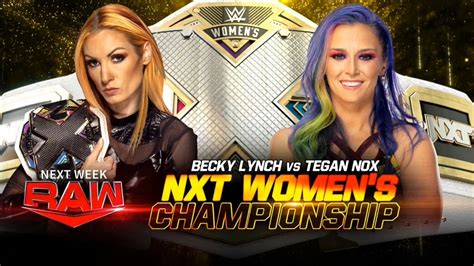 Nxt Womens Title Match And More Set For 10 9 Wwe Raw