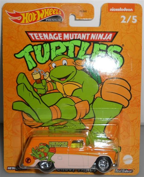 Buy Hot Wheels Teenage Mutant Ninja Turtles Chevy Panel Van Michelangelo NEW Online At