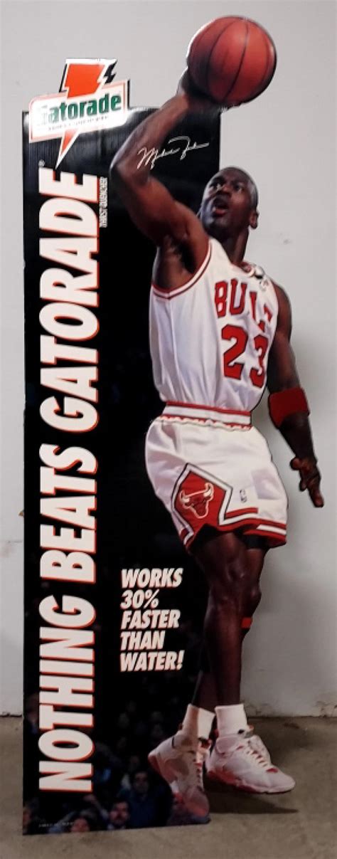 At Auction 1993 Michael Jordan Gatorade Advertising Standee