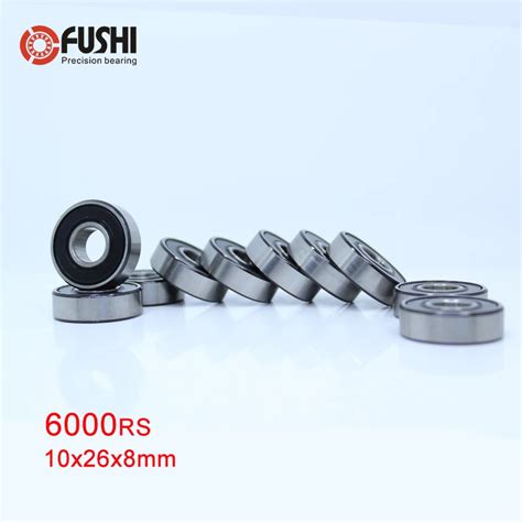 Aliexpress.com : Buy 6000 2RS Bearing ABEC 5 (10PCS) 10x26x8 mm Deep ...
