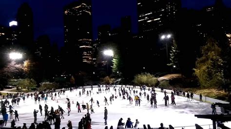 Ice Skating In Central Park Nyc Youtube