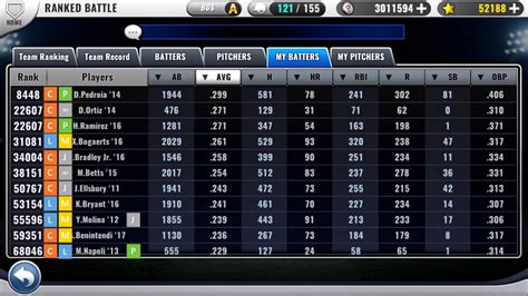 MLB 9 Innings Batter Skills In Ranked Play YouTube