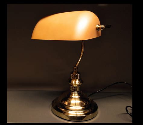 Vintage Luxury Banker Lamp Lawyer Lamp Matte Mustard Yellow Etsy