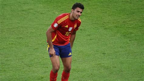 Rodri Suffered A Shock Injury Blow In Spain Vs England Euro 2024 Final