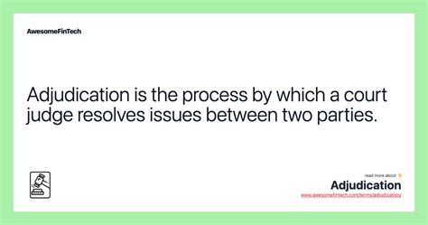 adjudication awesomefintech blog