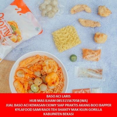 Hub Cs Mas Ilham Jual Baso Aci Kemasan Ciomy Siap Praktis