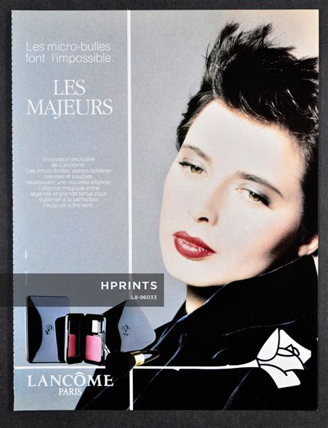 Lancôme (Cosmetics) 1989 Isabella Rossellini — Cosmetics