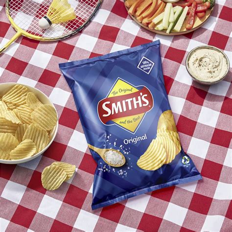 Smiths Crinkle Cut Potato Chips Original 170g Woolworths