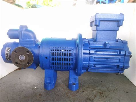 Allweiler Tripple Screw Pump With Motor Model Name Number Snf Ar