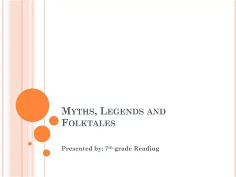 Ppt Myths Legends And Folktales Powerpoint Presentation Free