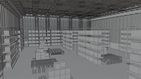 Warehouse Interior 3D Model - TurboSquid 2161022