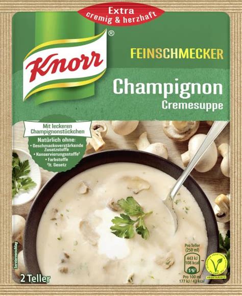 Knorr Feinschmecker Champignon Cremesuppe Online Kaufen Bei Mytime De