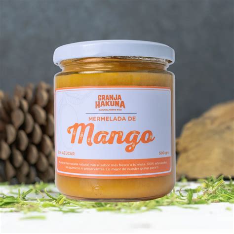 Mermelada sin azúcar de Mango 500grs Granja Hakuna