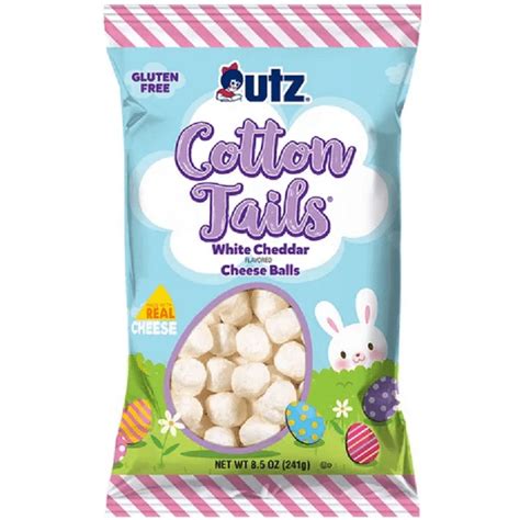 Utz Cotton Tails White Cheddar Cheese Balls 3 Pack 8 5 Oz Bag